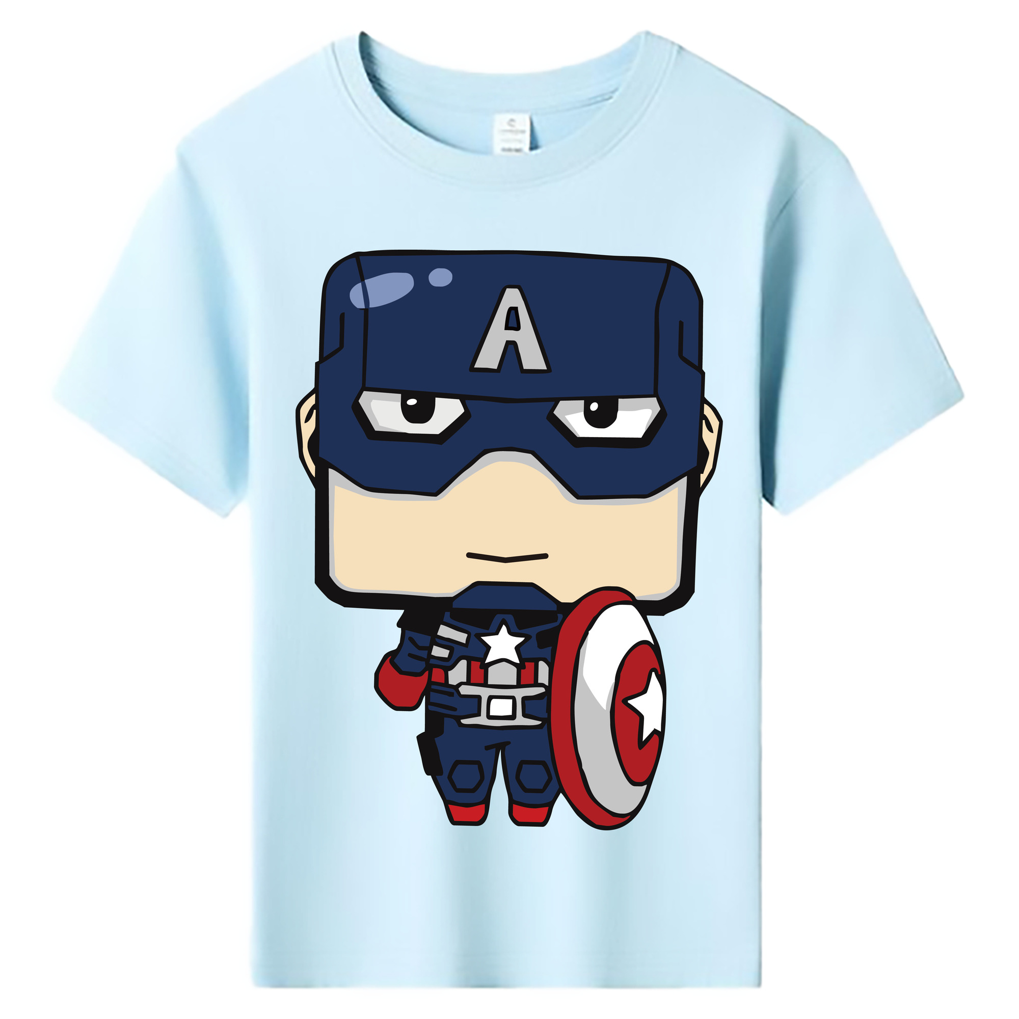 （画像用） アベンジャーズ The Avengers 綿100％キッズTシャツ（フロントプリント）